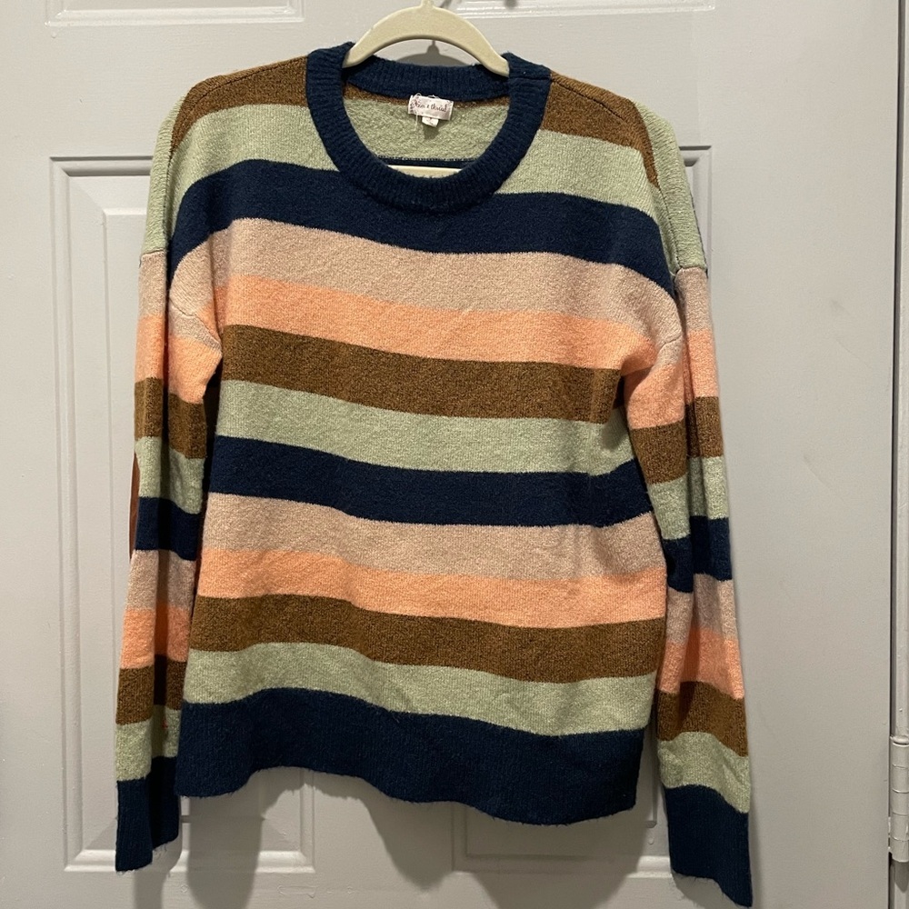 Hem and Thread striped sweater woman’s S